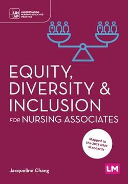 portada Equity, Diversity and Inclusion for Nursing Associates (en Inglés)