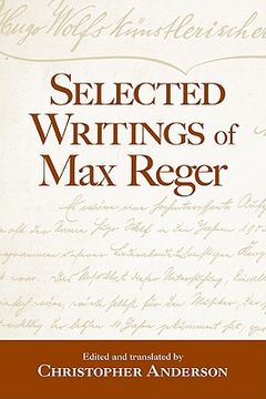 portada selected writings of max reger