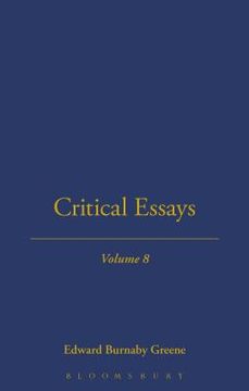 portada critical essays (en Inglés)