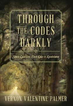 portada through the codes darkly: slave law and civil law in louisiana (en Inglés)