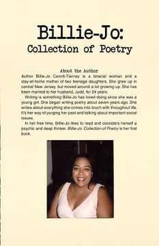 portada Billie-Jo: Collection of Poetry (in English)