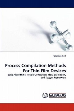 portada process compilation methods for thin film devices (in English)