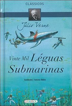 portada 20 Mil Léguas Submarinas (Portuguese Edition) (en Portugués)