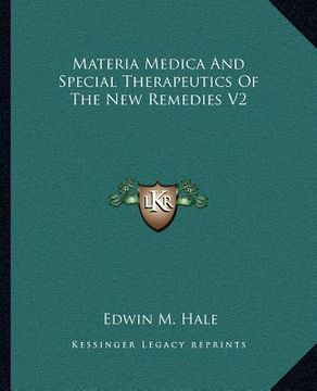 portada materia medica and special therapeutics of the new remedies v2 (en Inglés)