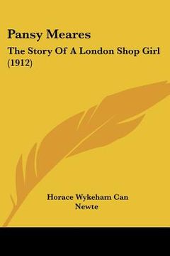 portada pansy meares: the story of a london shop girl (1912) (en Inglés)