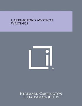 portada Carrington's Mystical Writings