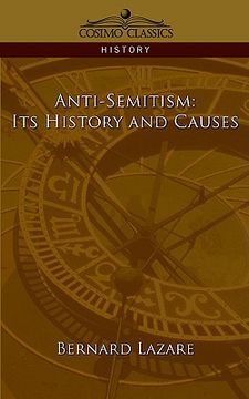 portada anti-semitism: its history and causes