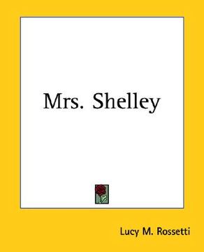 portada mrs. shelley (en Inglés)