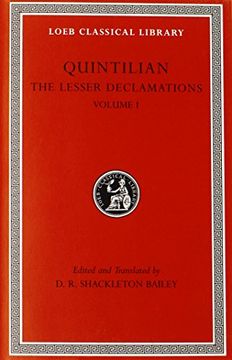 portada Quintilian: The Lesser Declamations i (Loeb Classical Library no. 500) (Volume i) 