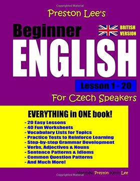 portada Preston Lee's Beginner English Lesson 1 - 20 For Czech Speakers (British)