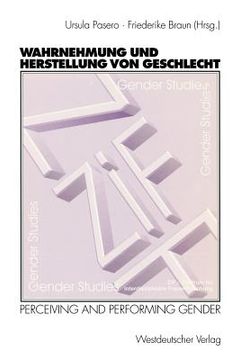 portada wahrnehmung und herstellung von geschlecht: perceiving and performing gender (in German)