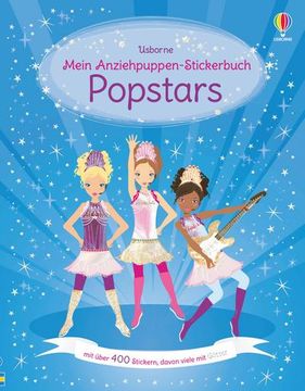 portada Mein Anziehpuppen-Stickerbuch: Popstars (in German)