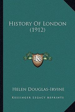 portada history of london (1912) (in English)
