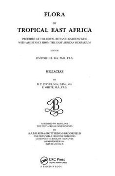 Flora of Tropical East Africa - Meliaceae (1991) (en Inglés)
