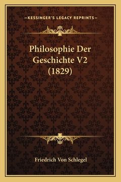 portada Philosophie Der Geschichte V2 (1829) (in German)