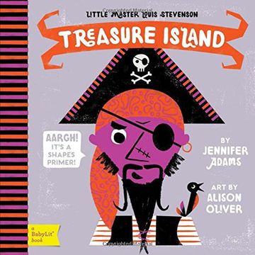 portada Treasure Island: A BabyLit® Shapes Primer (BabyLit Books) (en Inglés)