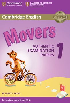 portada Cambridge English Young Learners 1 for Revised Exam From 2018 Movers Student's Book (Cambridge Young Learners Engli) (in English)