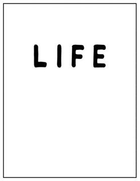 portada Life: Black and white Decorative Book - Perfect for Coffee Tables, End Tables, Bookshelves, Interior Design & Home Staging A (en Inglés)