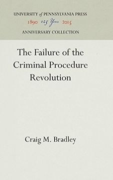 portada The Failure of the Criminal Procedure Revolution (en Inglés)
