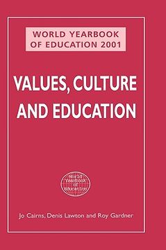 portada world yearbook of education 2001: values, culture and education (en Inglés)