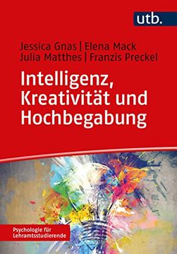 portada Intelligenz, Kreativität und Hochbegabung (en Alemán)
