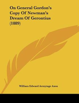 portada on general gordon's copy of newman's dream of gerontius (1889) (en Inglés)