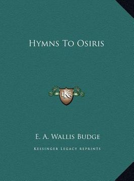 portada hymns to osiris (in English)