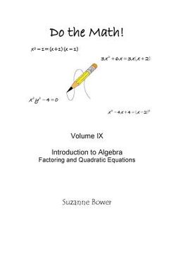 portada Do the Math: Factoring and Quadratic Equations (en Inglés)