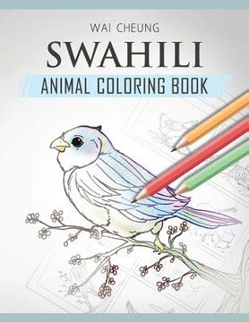 portada Swahili Animal Coloring Book (in English)