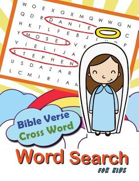 portada Bible Verse Cross word Word Search for Kids: Word Search & Cross Word Game for Bible Study for Kids Ages 6-8 (en Inglés)