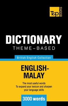 portada Theme-based dictionary British English-Malay - 3000 words (in English)
