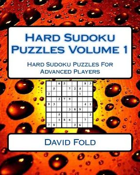 portada Hard Sudoku Puzzles Volume 1: Hard Sudoku Puzzles For Advanced Players