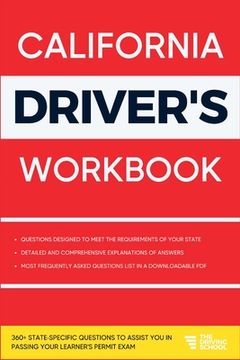 portada California Driver's Workbook: 360+ State-Specific Questions to Assist You in Passing Your Learner's Permit Exam (en Inglés)