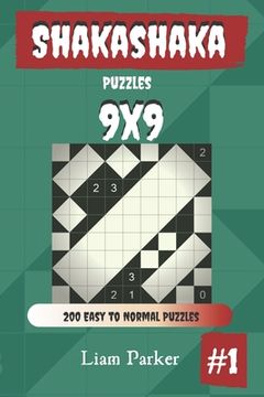 portada Shakashaka Puzzles - 200 Easy to Normal Puzzles 9x9 vol.1 (en Inglés)