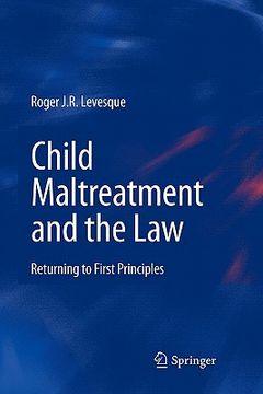 portada child maltreatment and the law: returning to first principles (in English)
