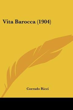 portada vita barocca (1904) (en Inglés)