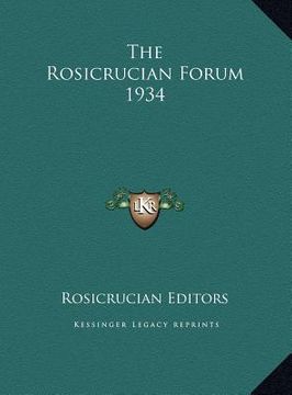 portada the rosicrucian forum 1934