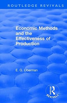 portada Revival: Economic Methods & the Effectiveness of Production (1971) (Routledge Revivals) (en Inglés)