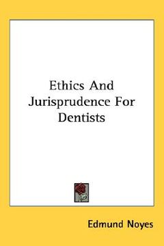 portada ethics and jurisprudence for dentists