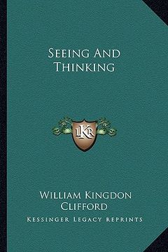 portada seeing and thinking (en Inglés)