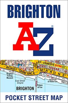 portada Brighton A-Z Pocket Street Map (en Inglés)