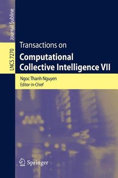 portada transactions on computational collective intelligence vii (en Inglés)