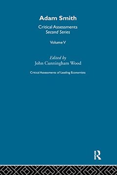 portada Adam Smith: Critical Assessments ii (Critical Assessments of Leading Economists) (en Inglés)