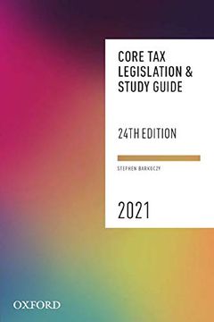 portada Core tax Legislation and Study Guide 2021 (en Inglés)