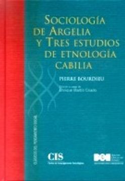 portada Sociologia De Argelia Y Tres Estudios De Etnologia Cabilia