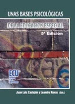 portada Unas Bases Psicológicas de la Educación Especial (in Spanish)