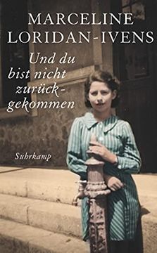 portada Und du Bist Nicht Zurückgekommen (Suhrkamp Taschenbuch) (in German)