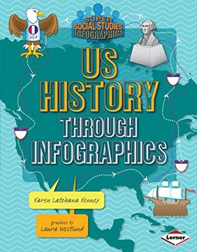 portada Us History Through Infographics (Super Social Studies Infographics) (en Inglés)