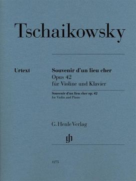 portada Souvenir D'un Lieu Cher op. 42 for Violine and Piano