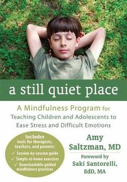 portada a still quiet place: a mindfulness program for teaching children and adolescents to manage stress and difficult emotions (in English)